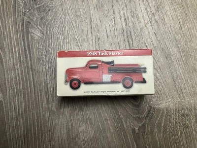 1999 Readers Digest 1948 Task Master Fire Truck 1:64 Die Cast Mint - Image 1 of 4