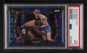 Panini Select UFC Octagonside H2 Blue Disco Prizm 2023/49 Jon Jones PSA 9 como nuevo - Imagen 1 de 3