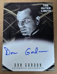 Rittenhouse The Outer Limits A10 Don Gordon Autograph - Picture 1 of 2