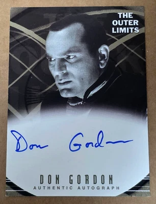Rittenhouse The Outer Limits A10 Don Gordon Autograph - Image 1 of 2