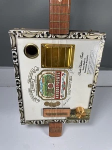 Cigar Box Gitarre 3 Saiten Handarbeit Unikat - Bild 1 von 8