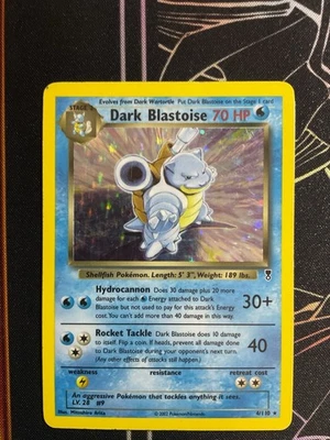Dark Blastoise 4/110 Legendary Collection Holo Rare Pokemon Card  - Image 1 of 2
