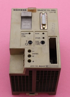 Siemens SIMATIC S5-100U CPU 103 6ES5 103-8MA02; 6ES5103-8MA02 - Image 1 of 4