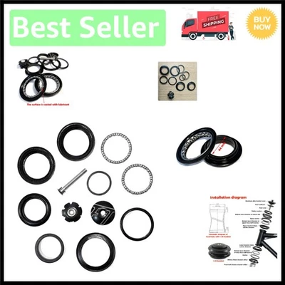 Lightweight 1-1/8" Threadless Headset with Star Nut - Modern Bike Upgrade - Image 1 of 4