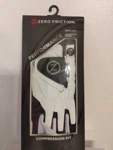Guanto da golf Zero Friction da uomo Performance SINISTRA misura unica (taglia unica) - argento NUOVO - Foto 1 di 4