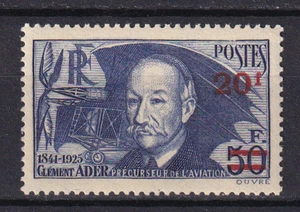 Francia 1941 Yvert 493 Ader Aviation (2) MH VF (GX) - Imagen 1 de 2