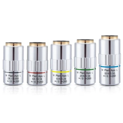 2X-100X M26 95mm Visible LWD M Plan APO Metallurgical Microscope Objective Lens - Image 1 of 4