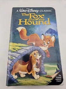 The Fox and the Hound VHS 1994 Black Diamond Clamshell Box Rare - Picture 1 of 13