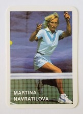 Martina Navratilova - Portuguese 1987 Jorge Lobos Das Neves Tennis Card Rare