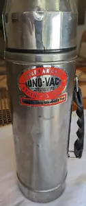 UNO-VAC Thermos Stainless Steel Unbreakable 1 QT 32 oz Very rugged, Durable. - Picture 1 of 6