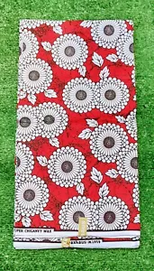 African cotton Wax Print Fabric Ankara For Sewing & Crafting 6 Yards chiganvy wa - Picture 1 of 6
