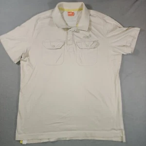 Puma Wilderness Africa Safari Beige Polo Pockets XL 100% Cotton See Pix - Bild 1 von 10
