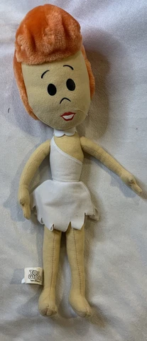 Vintage Toy Works San Antonio 16 Inch Wilma Flintstone Hanna Barbera Plush Used Cover
