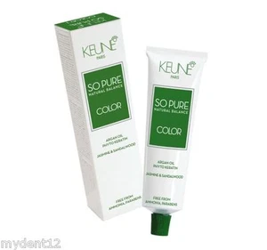 Keune So Pure Hair Color 60ml - 100% Ammonia & Paraben Free Hair Coulor - Picture 1 of 4