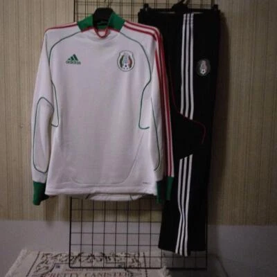 Adidas Mexico Football Soccer Original Training Sweatshirt/Pants Size M  - Image 1 of 4