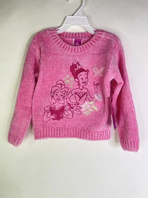 Suéter Tejido Top Rosa Princesa Tiana Belle Niñas Disney Talla 3T Foto 1 de 4