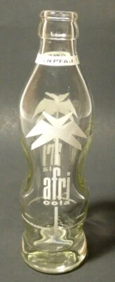 Botella POP de refresco ACL: forma inusual AFRI-COLA / ALEMÁN - aproximadamente 6 OZ  Foto 1 de 2