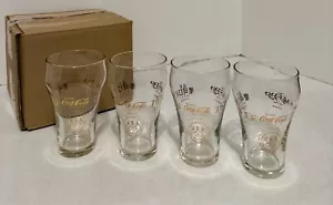 Raro Set 4 Vasos de Coca Cola Olímpicos 1976 Sin usar, en caja original 5 idiomas chino + - Imagen 1 de 9