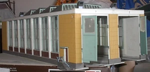 Vollmer HO 5760 2-Ständiger E-Lokschuppen , gebaut . - Bild 1 von 3