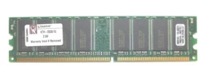 Ram 1Gb 184pin KTH-D530/1G DDR, 800MHz, PC-3200, CL3, unbuffered, non-ECC, 2.6V - Picture 1 of 3