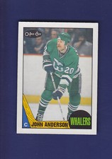 John Anderson 1987-88 O-PEE-CHEE OPC Hockey #45 (NM+) Hartford Whalers