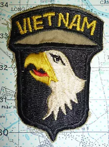 VN BANNER - Original Rare Patch - US 101st AIRBORNE - PARAS - Vietnam War, 2795 - Picture 1 of 2