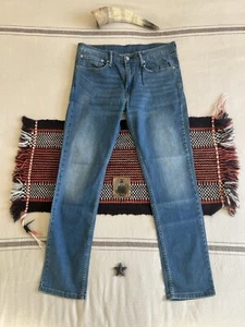 Levi's 511 35 31 Jeans Blue Denim 2% Stretch Tag 34 32 Excellent Slim Skinny - Picture 1 of 15