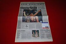 rare STEVE NASH suns mavericks NBA MVP signed PSA/DNA 1996 original newspaper 2
