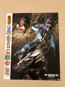 Broc Glover Motocross Autographed Signed Photo - Team Yamaha - Vintage - Picture 1 of 2