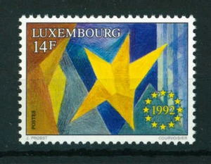 Luxembourg 1992 Single European Market stamp. MNH. Sg 1319 - Picture 1 of 2