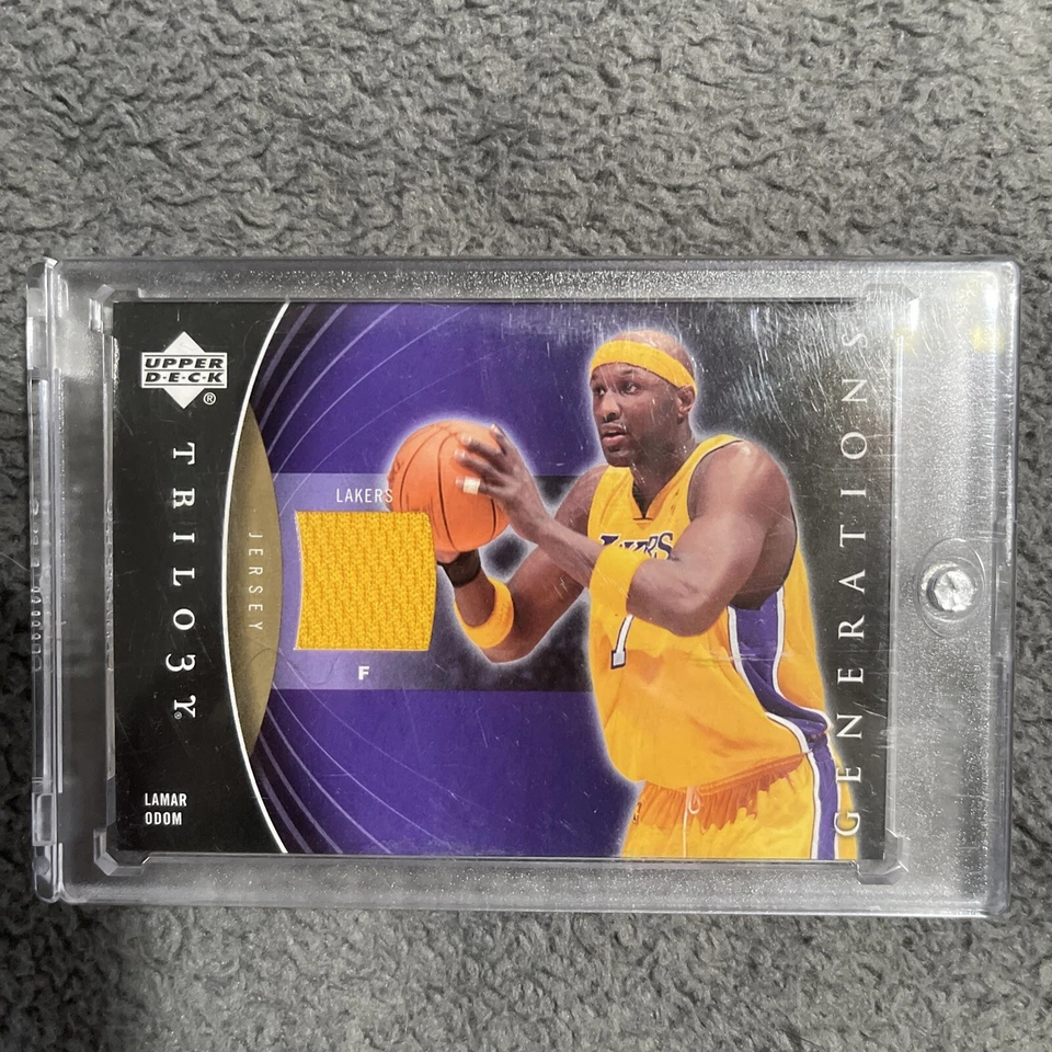 2006-07 Upper Deck Trilogy - Generations Present Materials #PRM-LO Lamar Odom  - Image 1 of 2