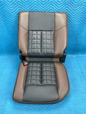 Nissan Titan Crew Cab Rear Seat Driver's Side Black/Brown:P 07/2018-2019 OEM - Image 1 of 4