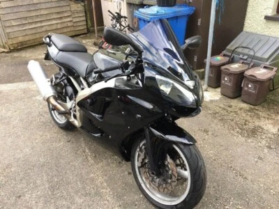 Gloss Black Fairing Kit For Kawasaki Ninja ZX6R 2000 2001 2002 ZZR600 2005- 2008 - Image 1 of 4