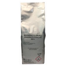 KG.1 KG. 1 MAGNESIO CLORURO ESAIDRATO PURO FU IN POLVERE CRISTALLINA - E511 -