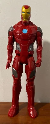 钢铁侠银色 12 英寸可动人偶漫威复仇者联盟泰坦英雄 2013 — 第 1/3 张图片