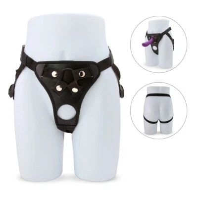 Arnés con correa sexual anal doble penetración DP juguete sexual para mujeres pareja Foto 1 de 4