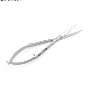 Aquarium Stainless Steel Spring Scissors Fish Tank Plants Grass Anti-Skid Scisso - Picture 1 of 10
