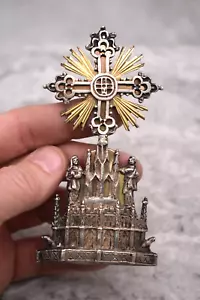 Verziertes gotisches religiöses Ornament, über 100 Jahre alt, Unikat! (CU954) Kelch Co - Bild 1 von 7