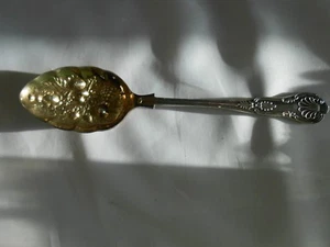 GROSSER DEKORATIVER EPNS SERVIERLÖFFEL  - Bild 1 von 5