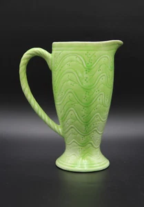 1961+ Vintage ROYAL ART POTTERY Green Jug with Twisted Handle Made in England - Picture 1 of 7