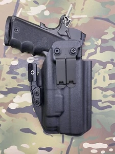 Black Kydex IWB CLAW Holster for Springfield Prodigy 4.25" Streamlight TLR-1 - Picture 1 of 4