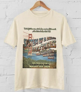 Camisa de concierto System Of A Down & Deftones San Francisco’s Golden Gate Park’s - Imagen 1 de 3