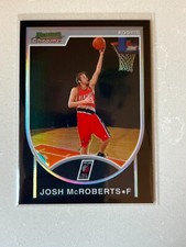2007-08 Bowman Chrome Josh McRoberts */199* Black Refractor Rookie #141 McBOB RC