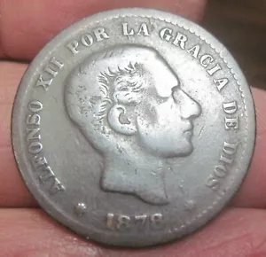1878 (ESPAÑA-PUERTO RICO) CINCO CENTIMOS (5 CENTIMOS) -COLONIAS- - Imagen 1 de 4