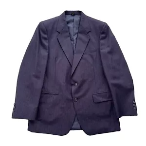 Robert Kent Para hombres Azul Marino Rayas Conjunto de Traje de 3 Piezas Blazer Chaqueta Chaleco Vestido Pantalones - Imagen 1 de 17