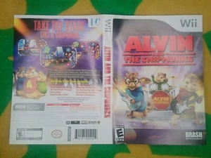 Alvin and the Chipmunks Nintendo Wii Cover Art Only - Picture 1 of 1