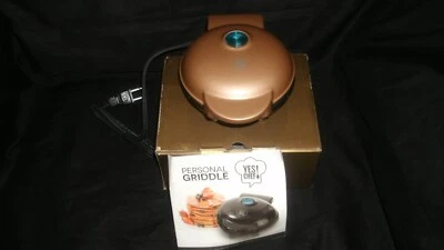 Yes Chef! Mini Plancha Personal Parrilla Prensa Dorada NUEVA En Caja Abierta Foto 1 de 4