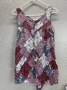 Mameluco Umgee Patchwork con bolsillos para mujer talla pequeña - Imagen 1 de 5