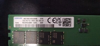 Memory SAMSUNG 32GB 2RX8 PC5-4800B-RE0-1010-XT  ECC REG Memory server 4800mhz - Immagine 1 di 2