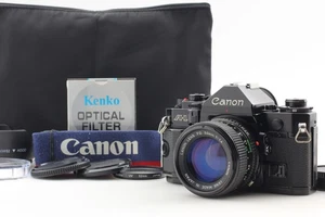 Tested OK!▶[N MINT+++ CLA'd] Canon A-1 A1 + New FD NFD 50mm f1.4 Lens From JAPAN - Picture 1 of 23